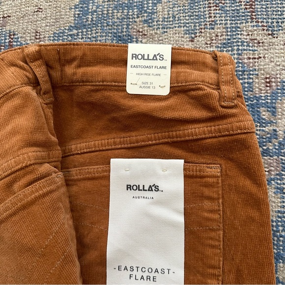 NWT Rolla's East Coast Cord Flare Jeans - Picture 6 of 6